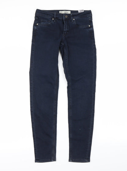 Topshop Womens Blue   Skinny Jeans Size 25 in L32 in