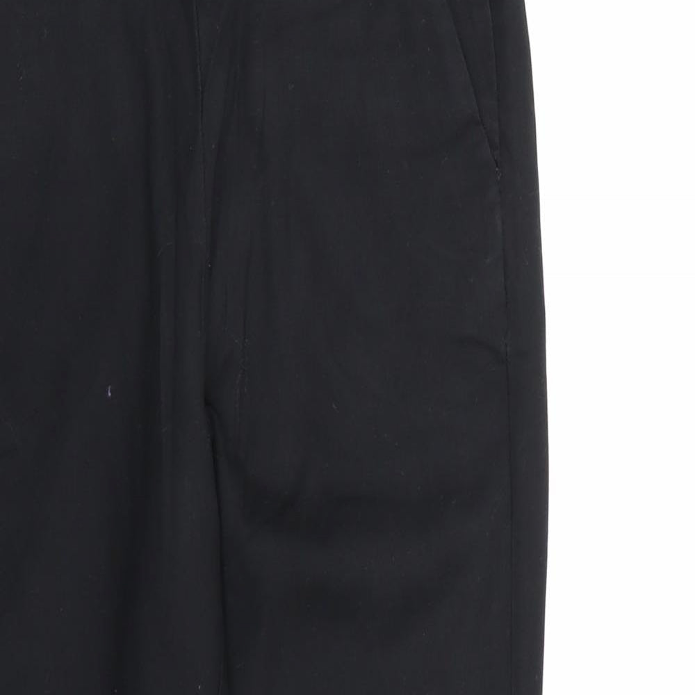 Womens UK Size 8 Marks and Spencer Regular Fit Dress Pants Black Trousers