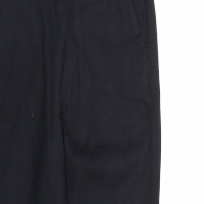 Womens UK Size 8 Marks and Spencer Regular Fit Dress Pants Black Trousers