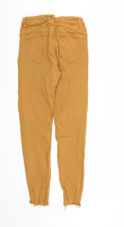 My Bestiny Womens Brown  Denim Skinny Jeans Size 10 L26 in