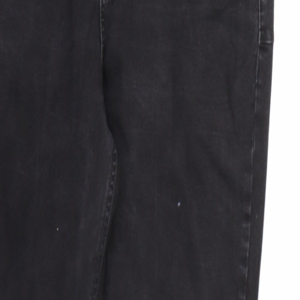 Denim co. Womens Black  Denim Skinny Jeans Size 14 L28 in