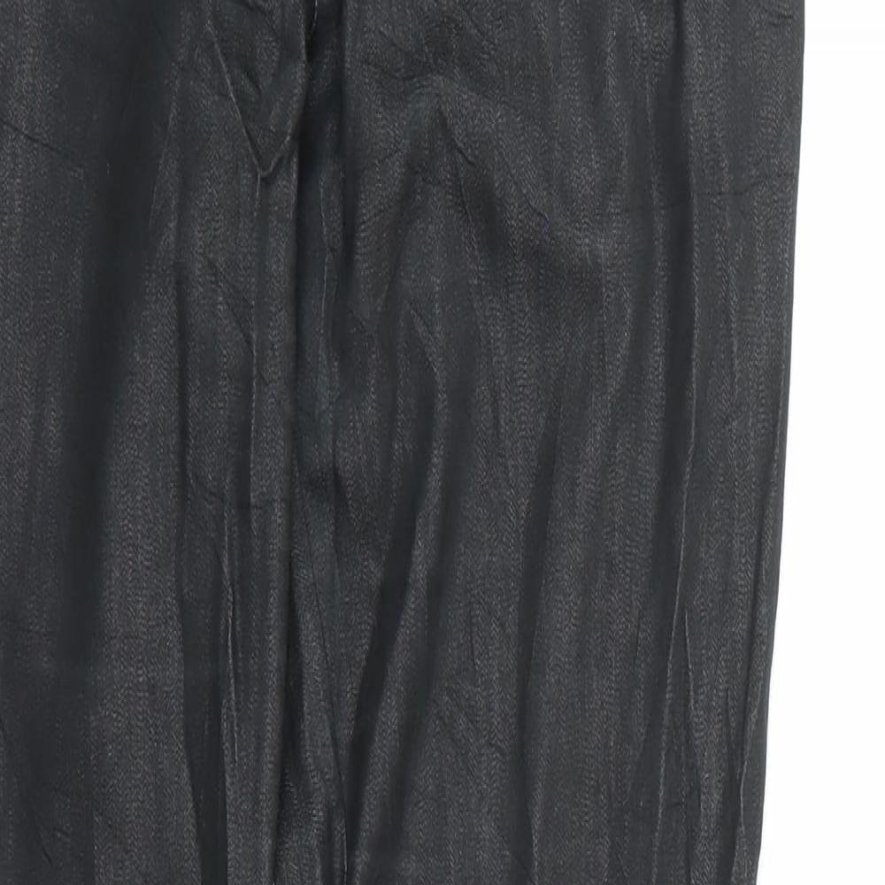 Jan Womens Black   Trousers  Size 10 L32 in
