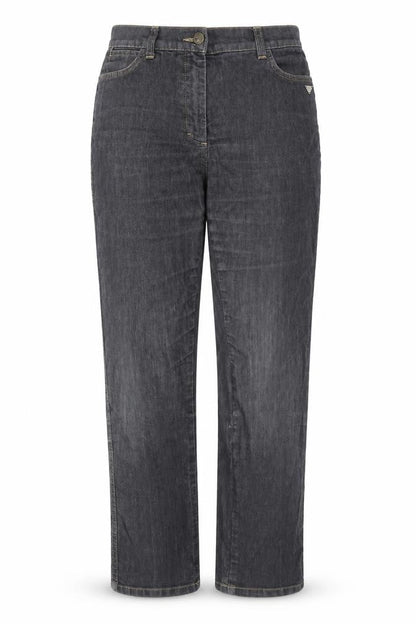 LauRie Womens Black  Denim Straight Jeans Size 10 L30 in