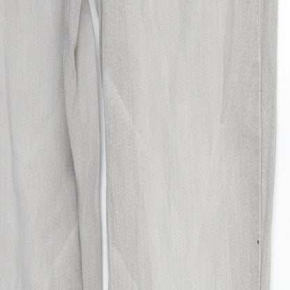 Zara Mens Grey  Denim Straight Jeans Size XS L30 in