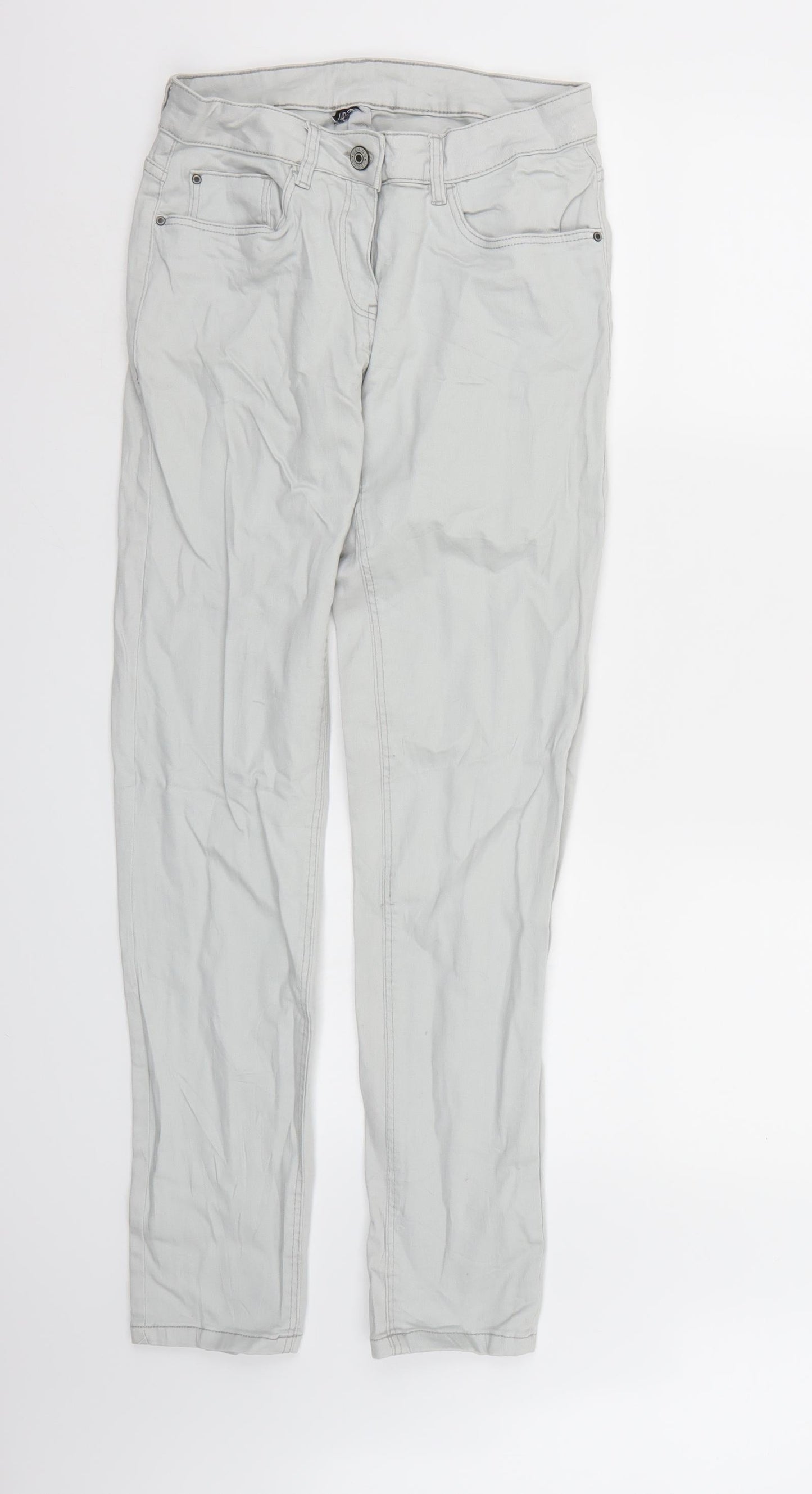 Womens UK Size  Preworn Regular Fit Skinny Grey Jeans