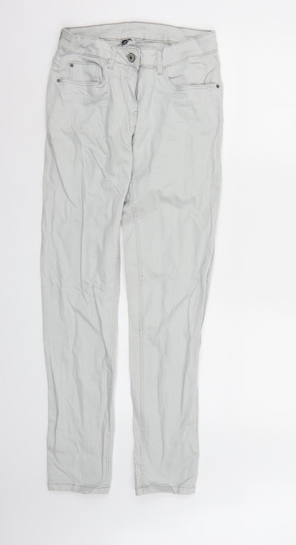 Womens UK Size  Preworn Regular Fit Skinny Grey Jeans