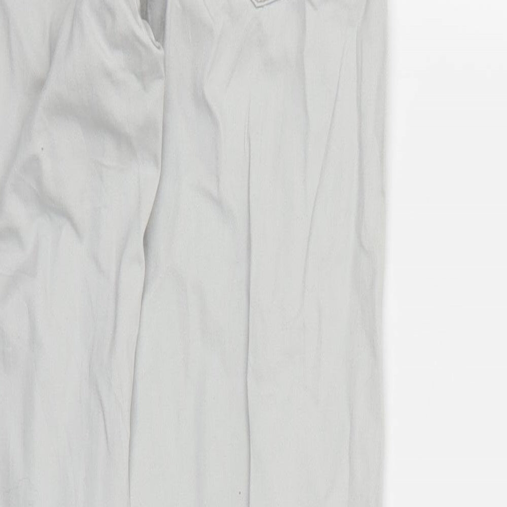 Womens UK Size  Preworn Regular Fit Skinny Grey Jeans