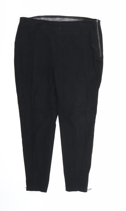 Womens UK Size 16 Marks and Spencer Regular Fit  Black Trousers