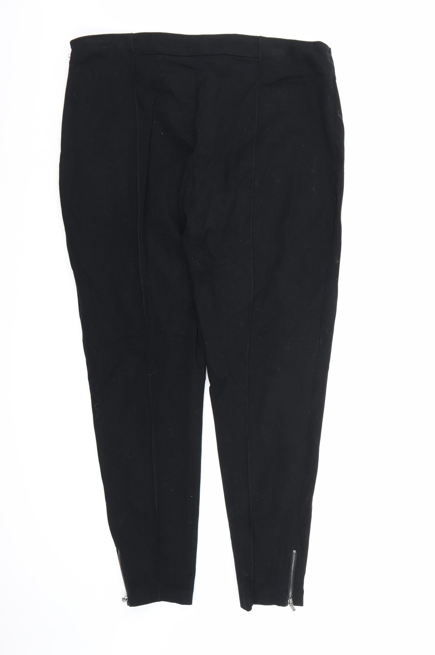 Womens UK Size 16 Marks and Spencer Regular Fit  Black Trousers