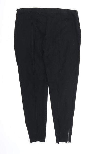 Womens UK Size 16 Marks and Spencer Regular Fit  Black Trousers