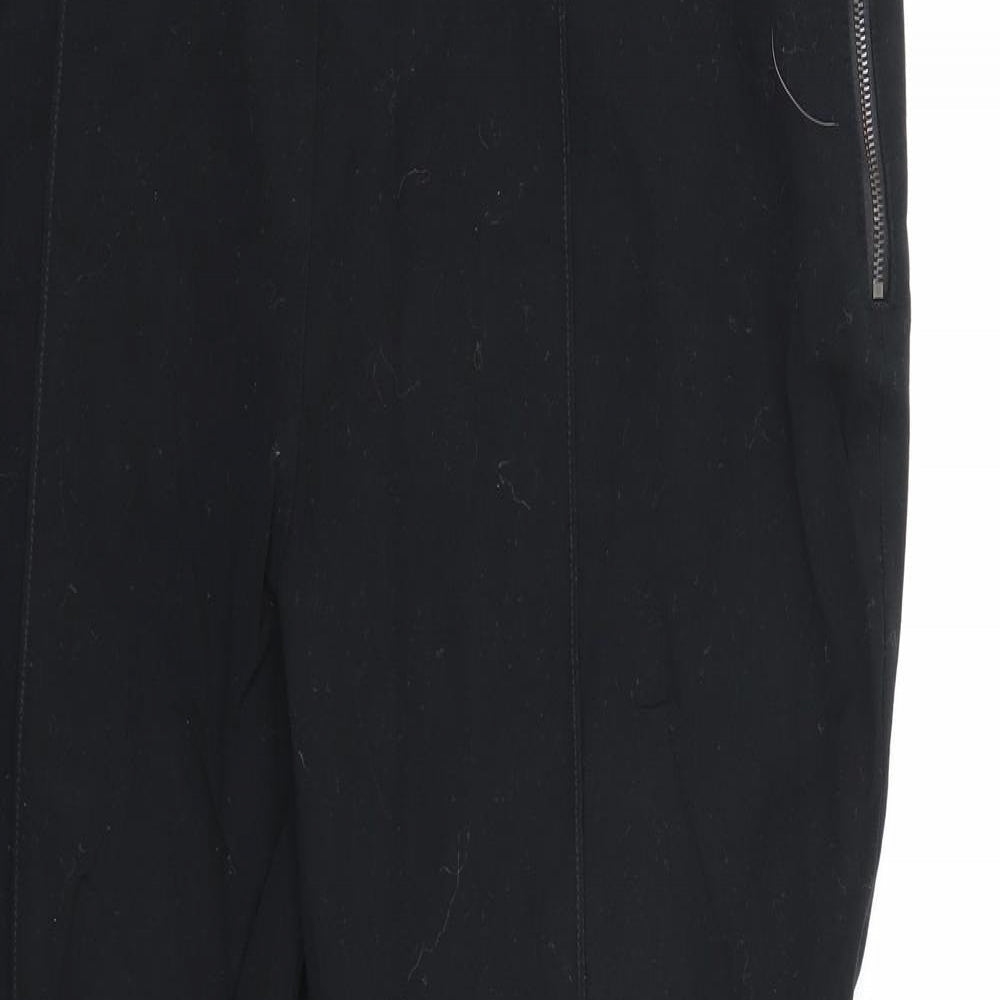 Womens UK Size 16 Marks and Spencer Regular Fit  Black Trousers