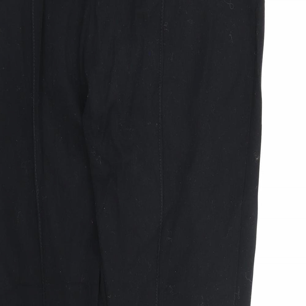 Womens UK Size 16 Marks and Spencer Regular Fit  Black Trousers