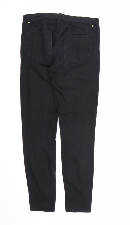 Womens UK Size  H&M Regular Fit Skinny Black Jeans