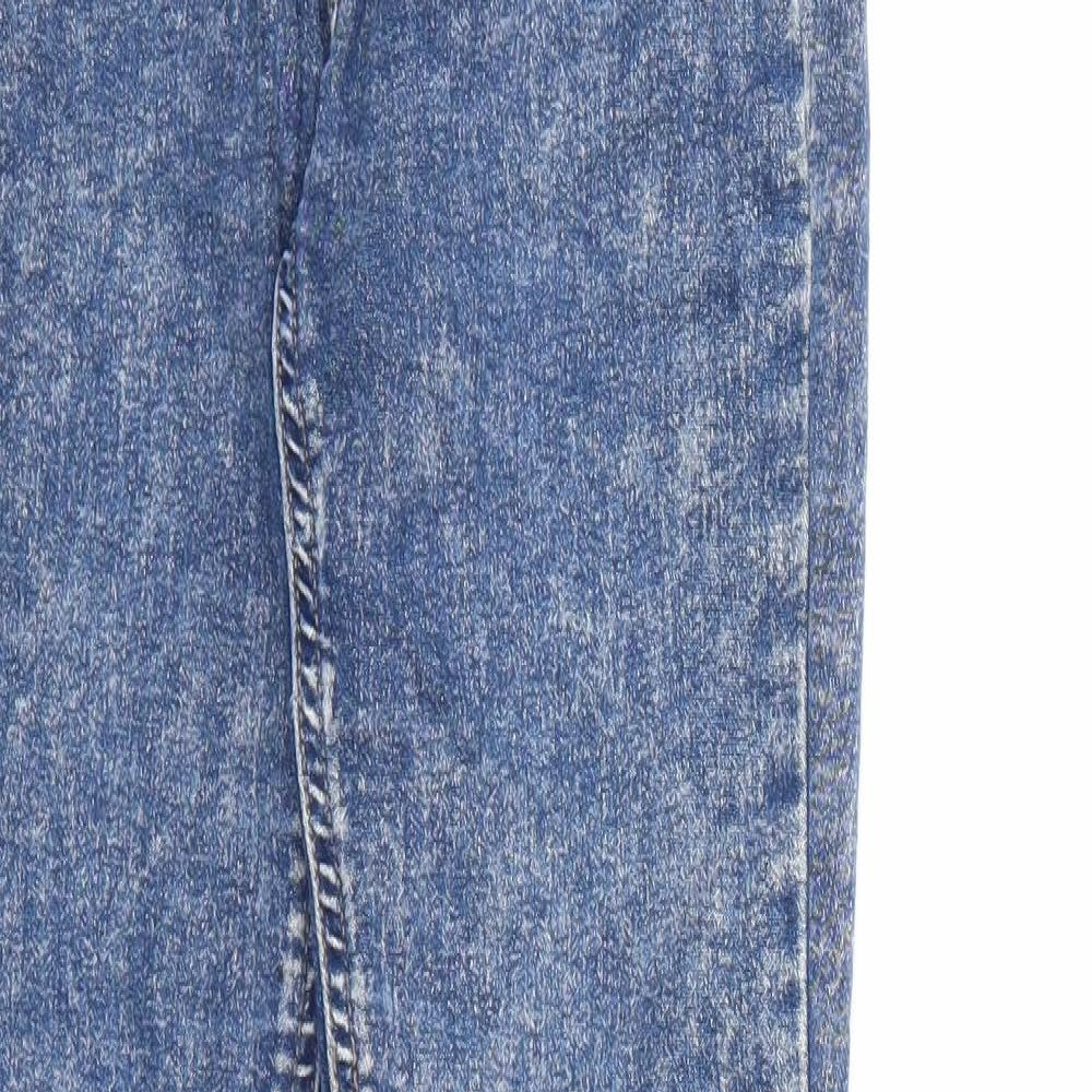 Womens UK Size 6 Sinsay Regular Fit Skinny Blue Jeans