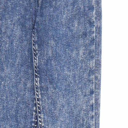 Womens UK Size 6 Sinsay Regular Fit Skinny Blue Jeans