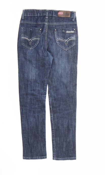 Y.L.H Jeans Girls Blue  Denim Skinny Jeans Size 11 Years