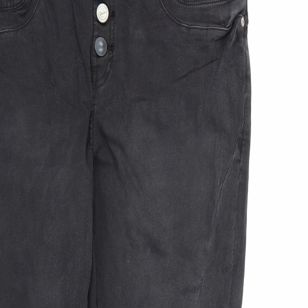 Denim 1982 Womens Black  Denim Straight Jeans  L31 in