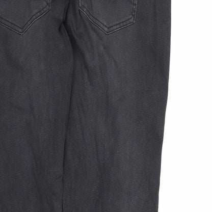 Denim 1982 Womens Black  Denim Straight Jeans  L31 in