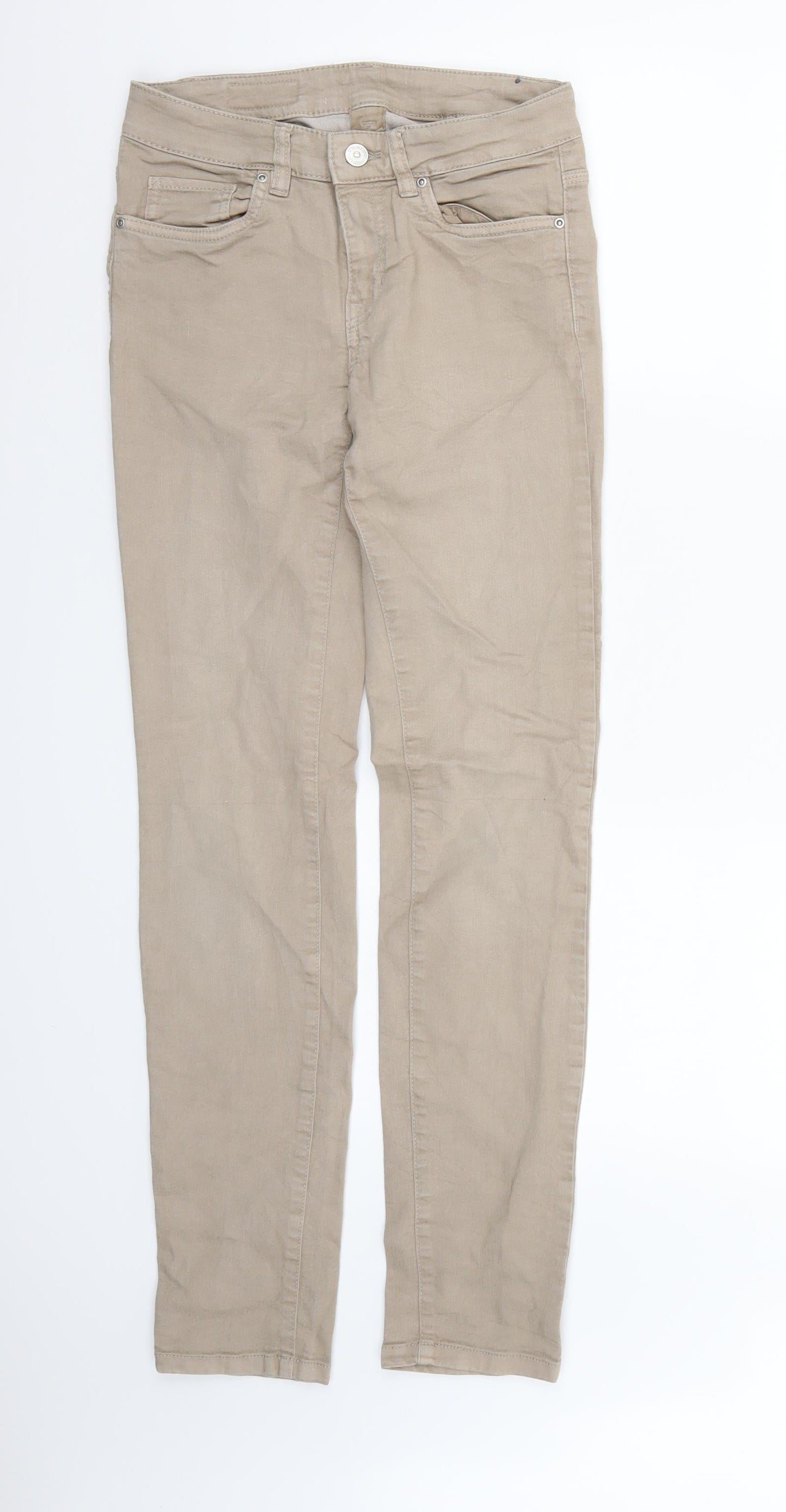 Mens UK Size  Timeless Regular Fit Skinny Brown Jeans