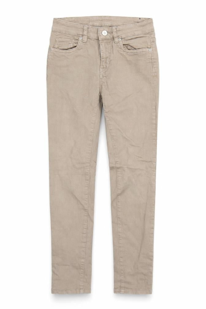 Mens UK Size  Timeless Regular Fit Skinny Brown Jeans