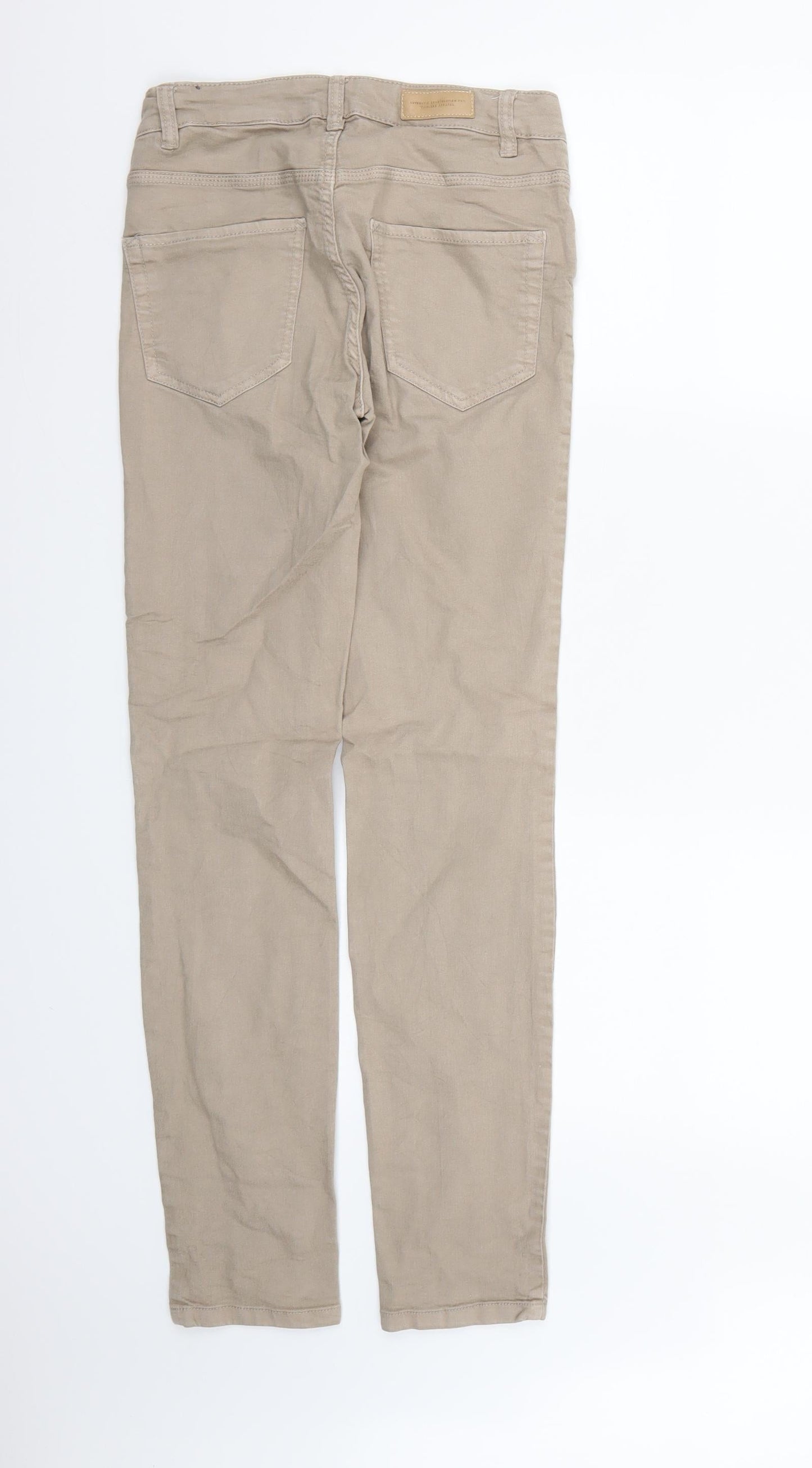 Mens UK Size  Timeless Regular Fit Skinny Brown Jeans