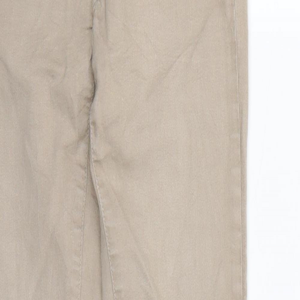 Mens UK Size  Timeless Regular Fit Skinny Brown Jeans