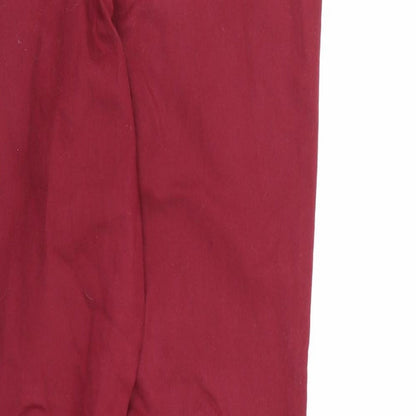 Womens UK Size 10 Papaya Regular Fit Jegging Red Jeans