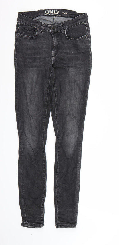 Mens UK Size  Only Regular Fit Skinny Black Jeans