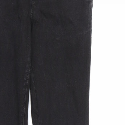 ASOS Womens Black  Denim Jegging Jeans Size 8 L28 in