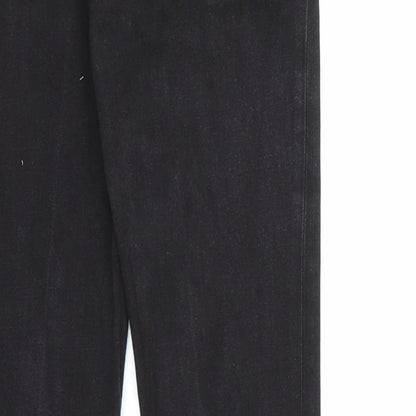 ASOS Womens Black  Denim Jegging Jeans Size 8 L28 in