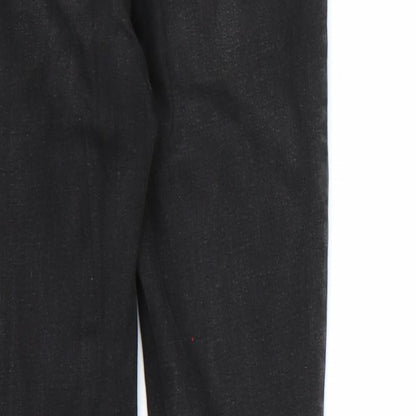 New Look Girls Black  Denim Skinny Jeans Size 12 Years - Distressed