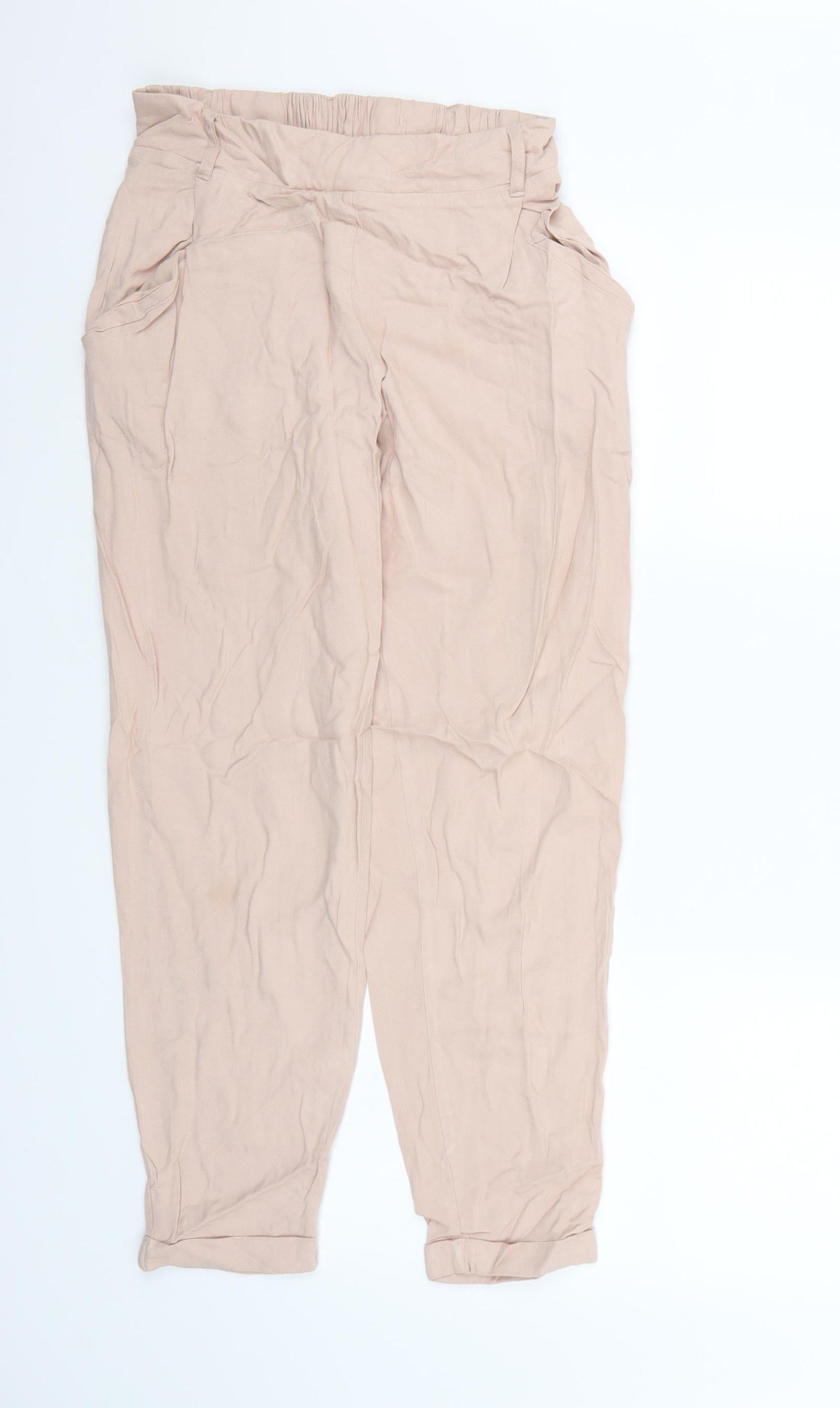New Look Womens Pink   Bloomer Trousers Size 8 L26 in
