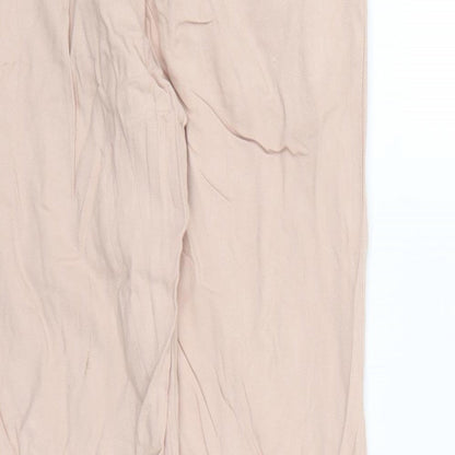 New Look Womens Pink   Bloomer Trousers Size 8 L26 in