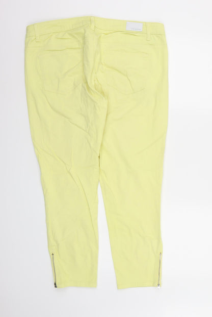 Rainbow Womens Yellow  Denim Skinny Jeans  L26 in