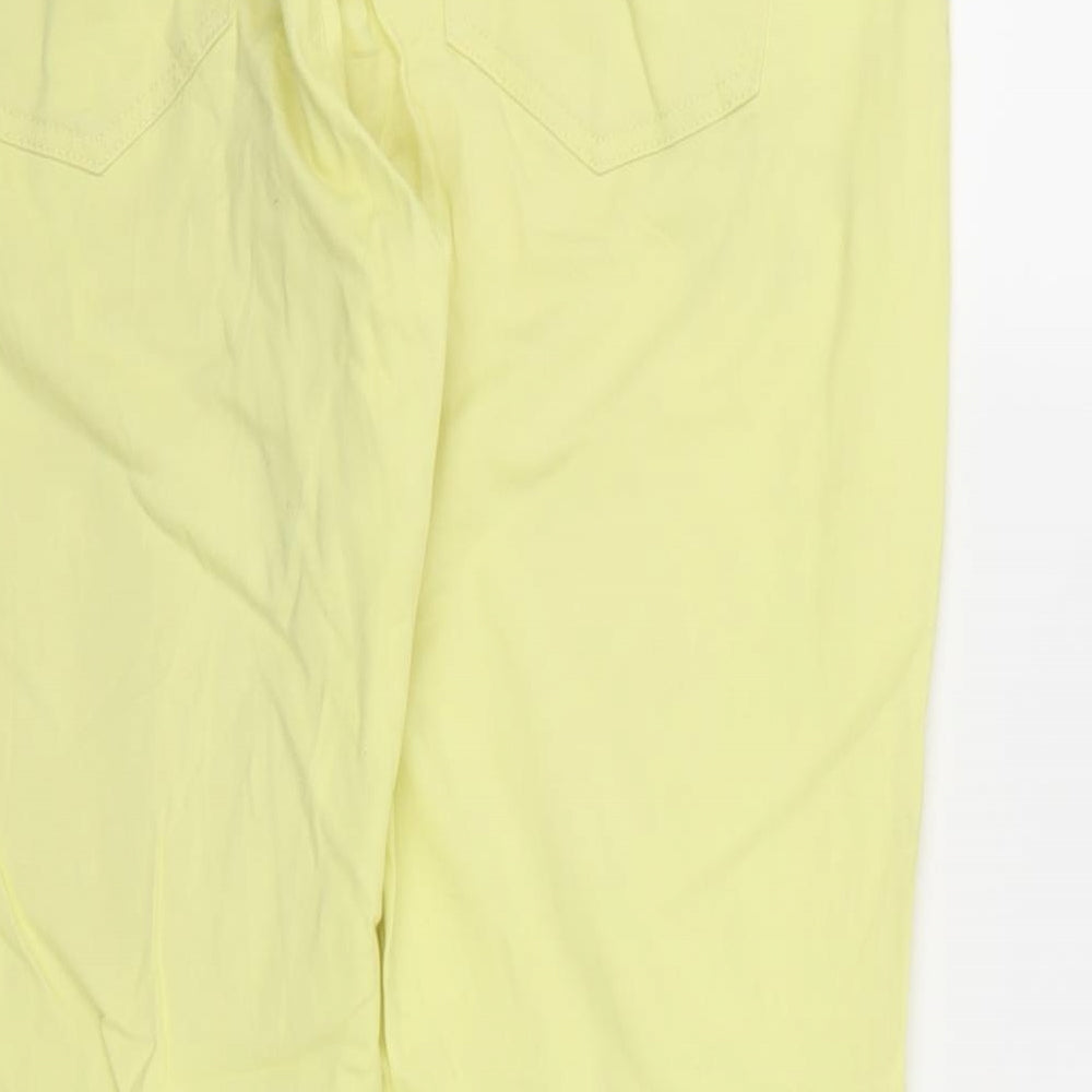 Rainbow Womens Yellow  Denim Skinny Jeans  L26 in