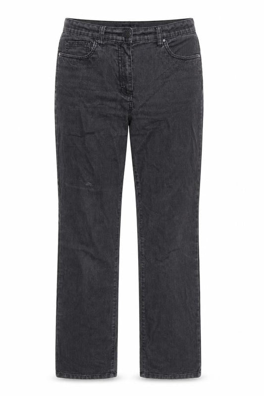 Womens UK Size 12 Bexleys Regular Fit Straight Black Jeans
