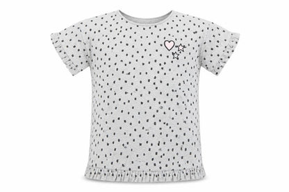 Minoti Girls Grey   Basic T-Shirt Size 5-6 Years