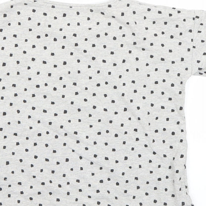 Minoti Girls Grey   Basic T-Shirt Size 5-6 Years