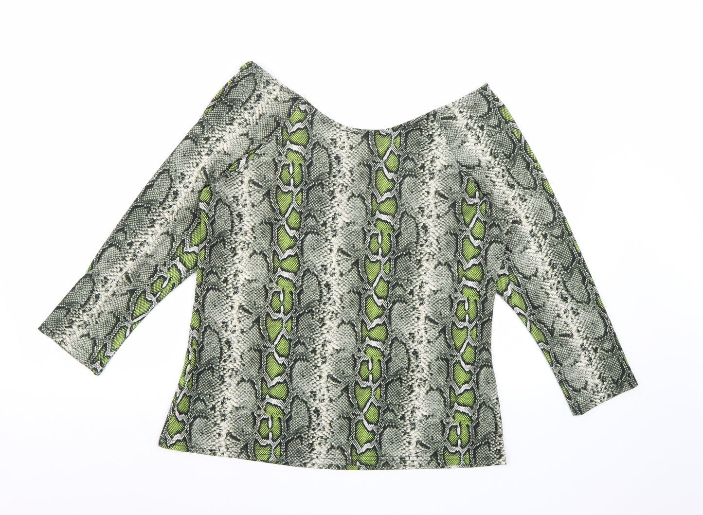 Womens UK Size 14 Dorothy Perkins Green Basic Blouse