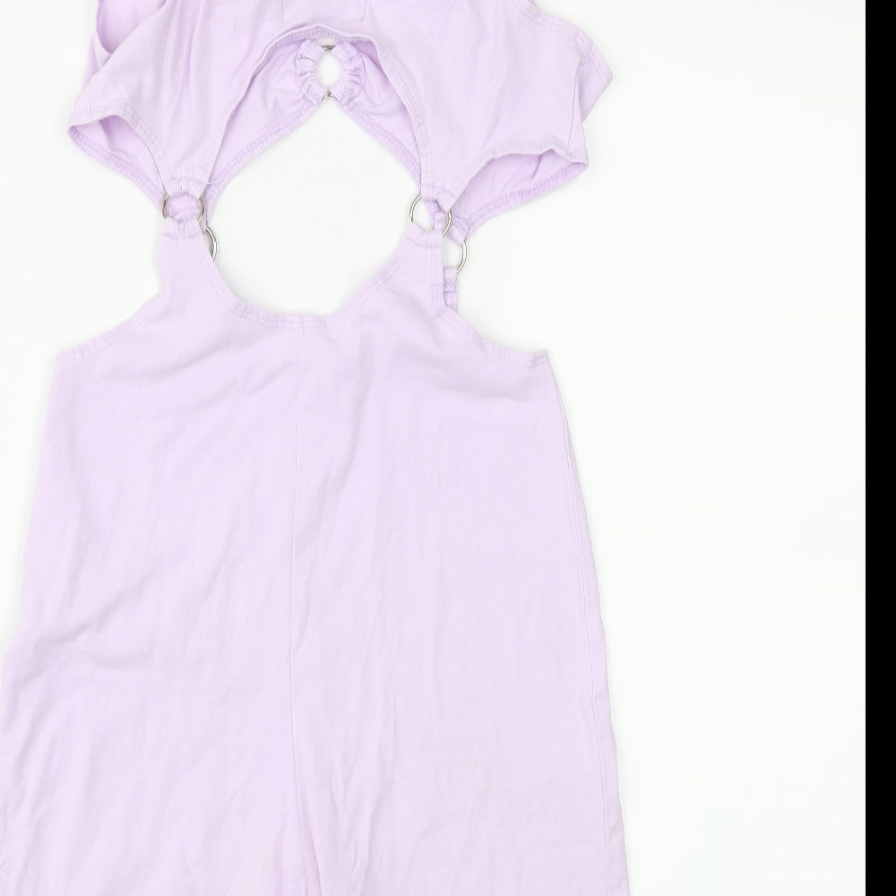 Motel Womens Purple  Jersey Playsuit One-Piece Size S L6 in