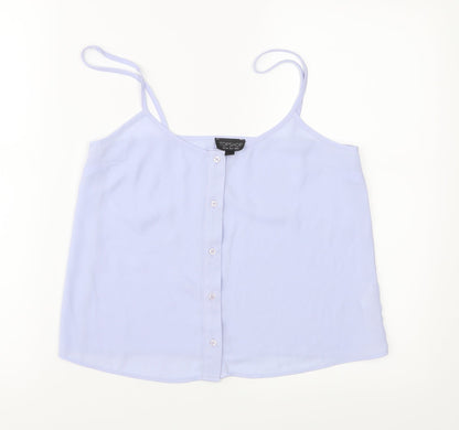 Womens UK Size 8 Topshop Purple Camisole Blouse