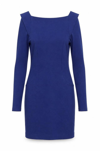 French Connection Womens Blue  Jersey Sheath  Size 10