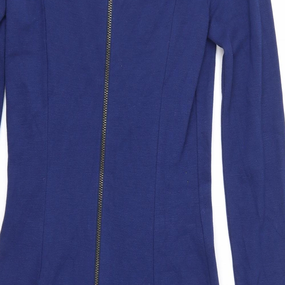 French Connection Womens Blue  Jersey Sheath  Size 10