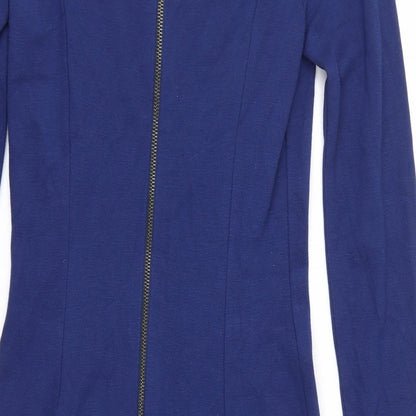 French Connection Womens Blue  Jersey Sheath  Size 10