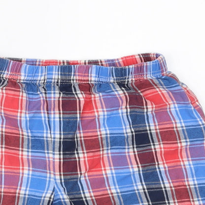Next Boys Blue Check  Utility Shorts Size 2-3 Years