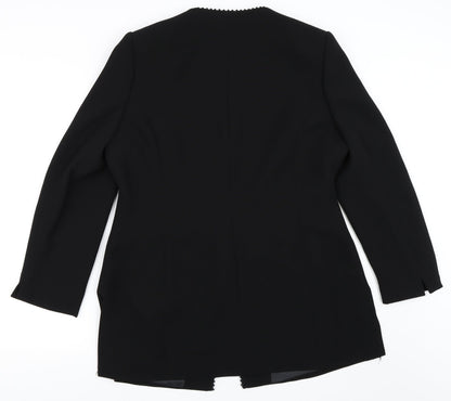 Womens UK Size 14 Preworn Black Jacket