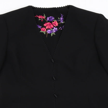 Womens UK Size 14 Preworn Black Jacket