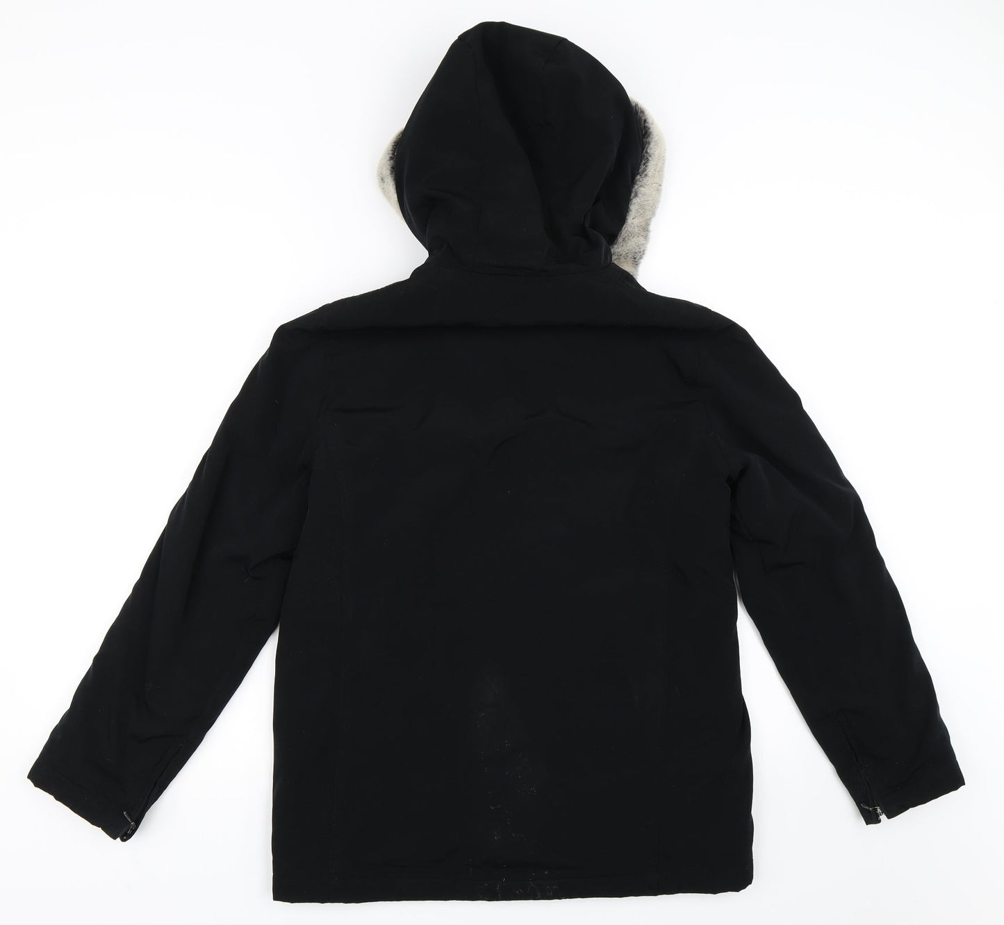 Womens UK Size 8 NEXT Black Overcoat