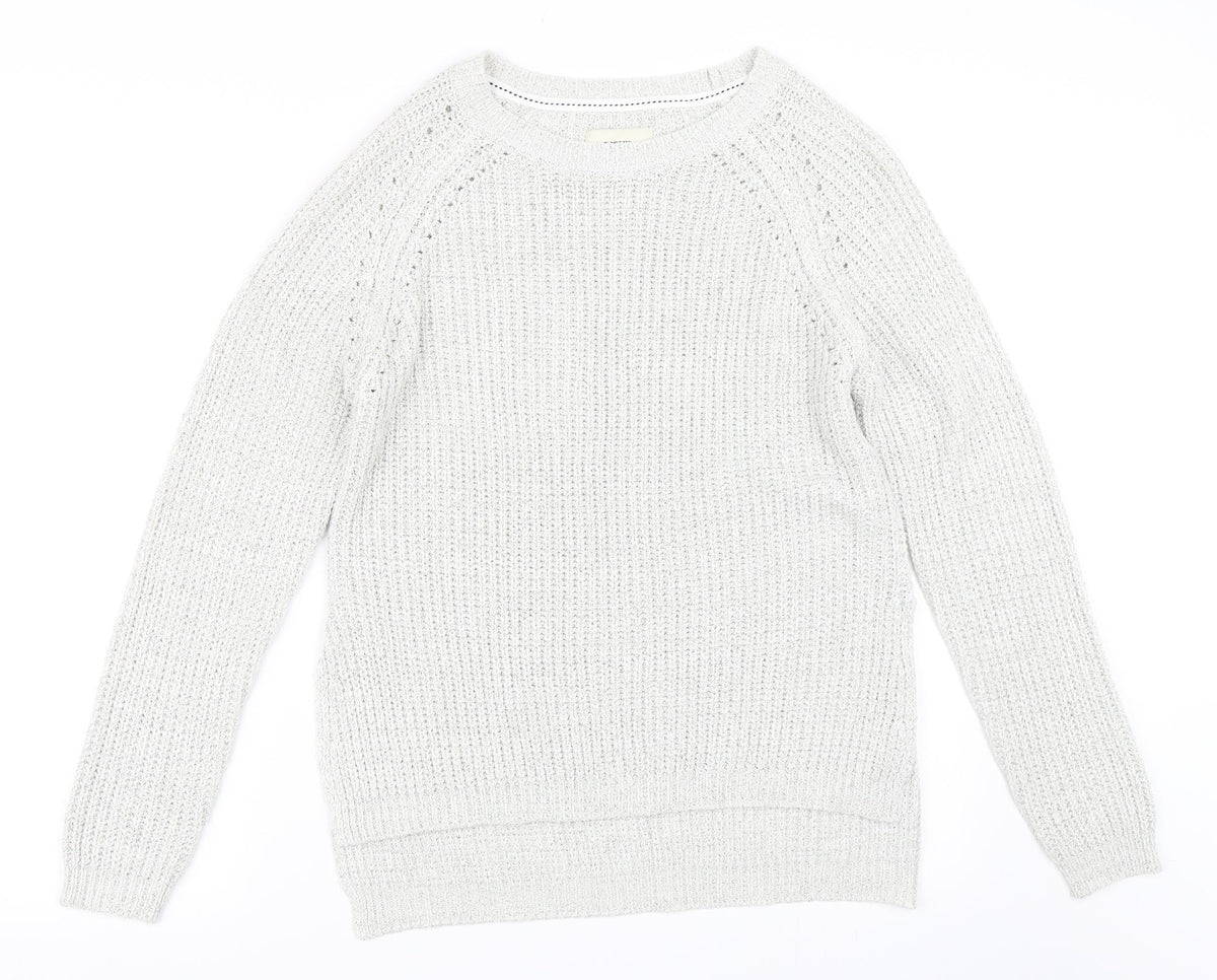 Papaya Womens Grey   Pullover Jumper Size M