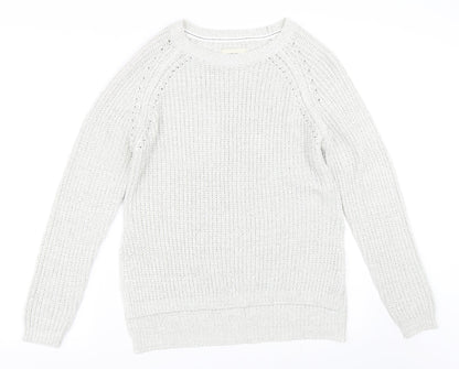 Papaya Womens Grey   Pullover Jumper Size M